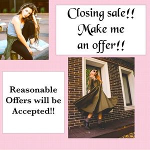 Closing sale!!!